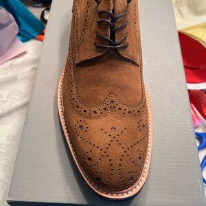 Mens Suede Kenneth Cole Wingtips